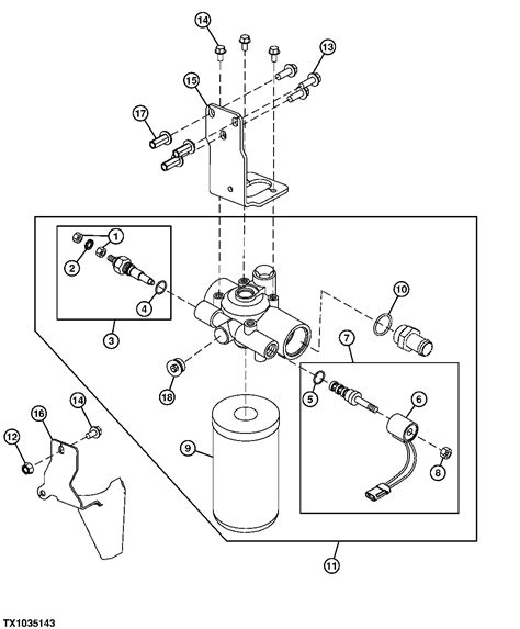 2013 john deere skid steer water seperator connector|317 .